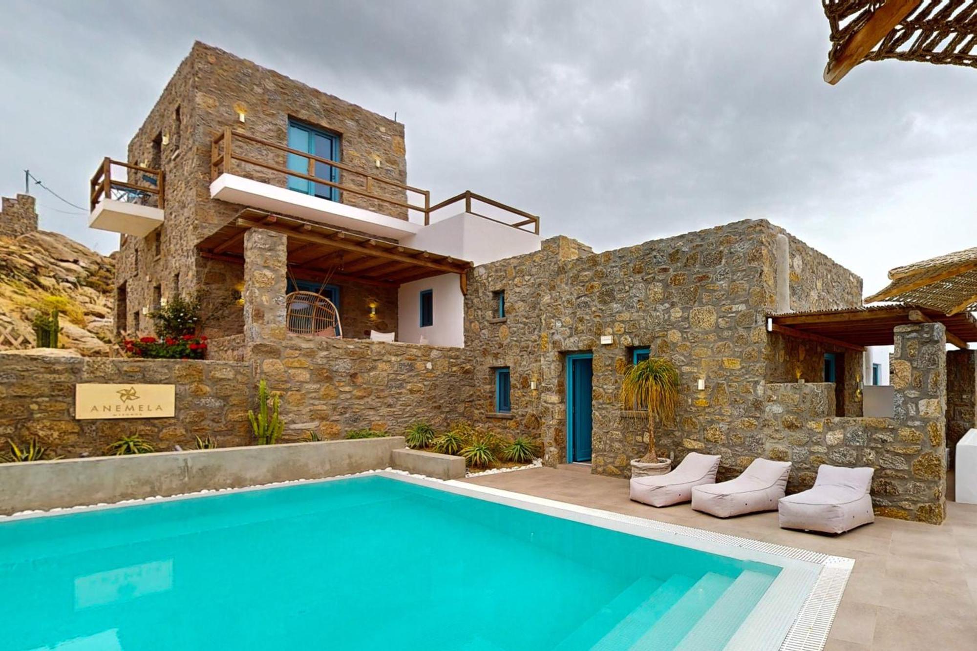 Anemela Villas & Suites Mykonos 阿格拉瑞 外观 照片